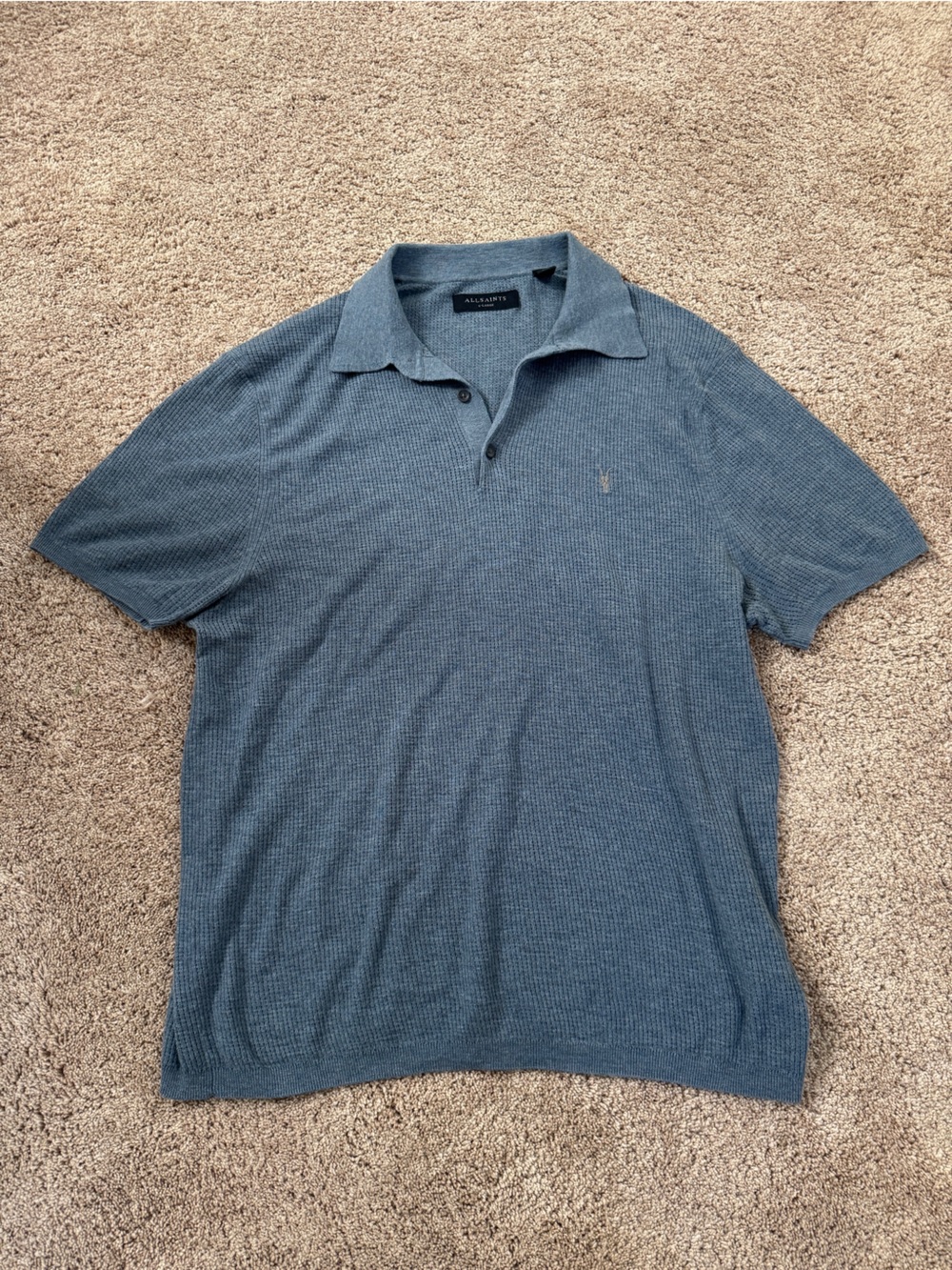 Allsaints knit polo size XL new